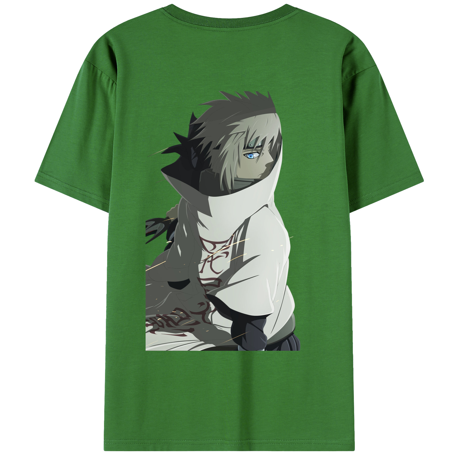 （画像用） NARUTO -ナルト- 波風 ミナト Namikaze Minato レディース半袖Tシャツ(バックプリント)